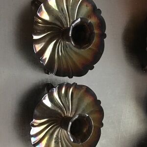 Vintage Brass Candle Holders